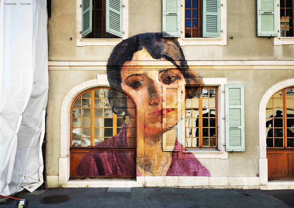 Este artista transforma los cuadros de los museos en impresionantes murales callejeros.