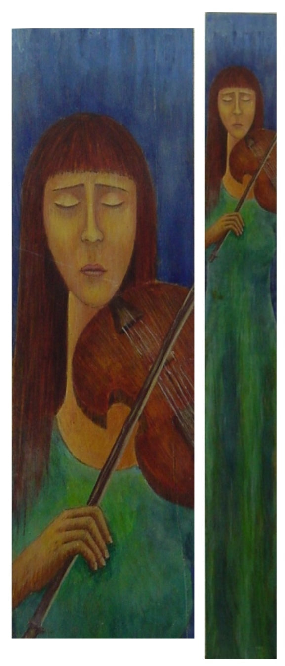 Violinista y Violin